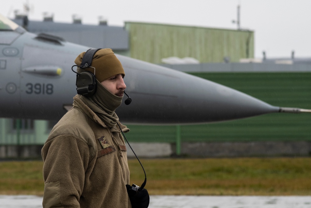 U.S. F-16s strengthen Air Policing mission with long-planned Poland deployment