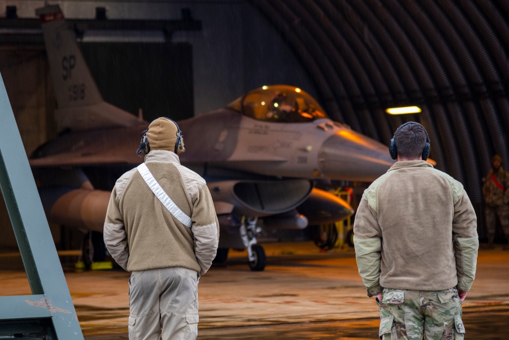 U.S. F-16s strengthen Air Policing mission with long-planned Poland deployment