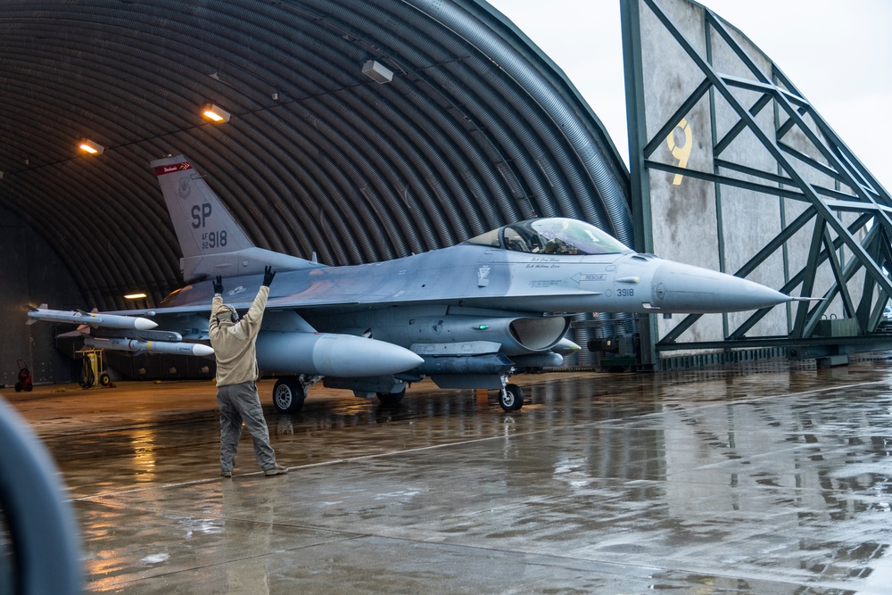 U.S. F-16s strengthen Air Policing mission with long-planned Poland deployment