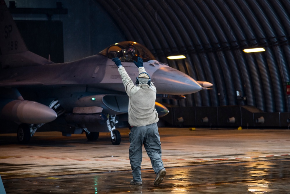 U.S. F-16s strengthen Air Policing mission with long-planned Poland deployment