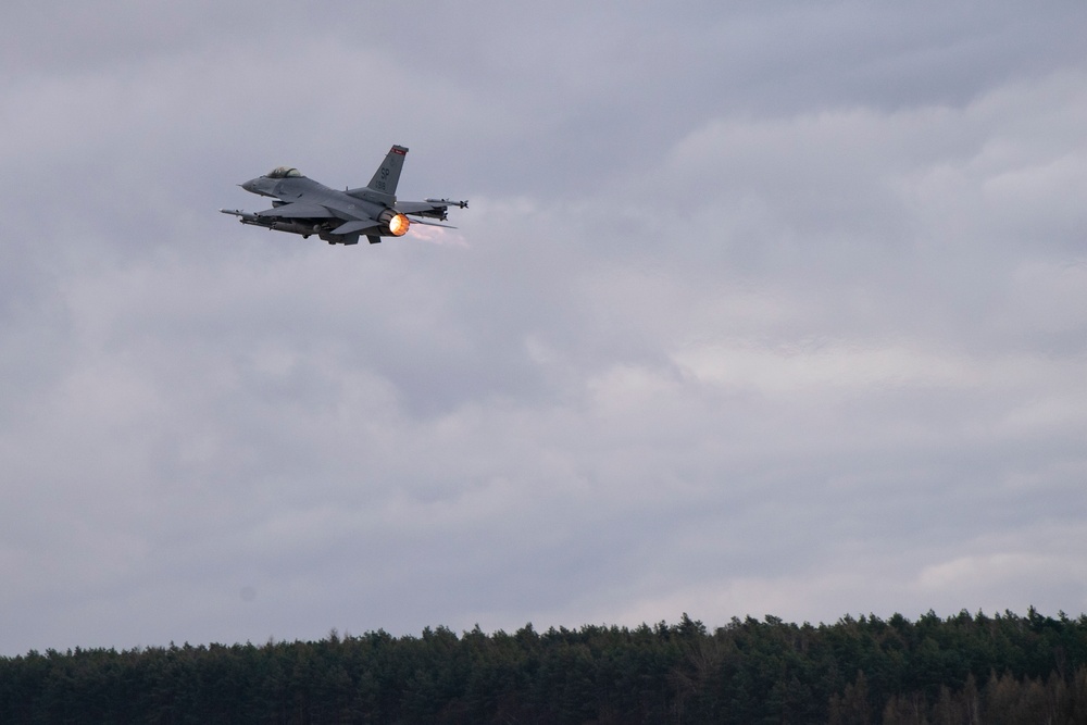 U.S. F-16s strengthen Air Policing mission with long-planned Poland deployment