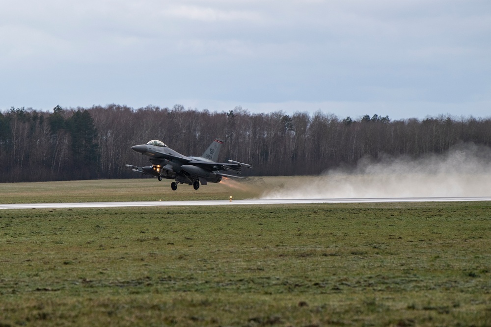 U.S. F-16s strengthen Air Policing mission with long-planned Poland deployment