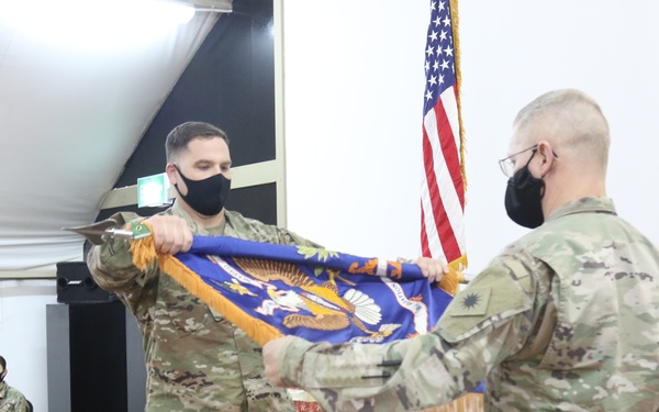 Task Force Raptor 1-168th GSAB ends Middle East mission with a Transfer-of-Authority ceremony