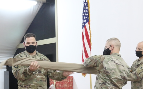 Task Force Raptor 1-168th GSAB ends Middle East mission with a Transfer-of-Authority ceremony