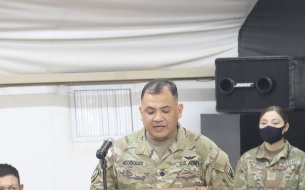 Task Force Raptor 1-168th GSAB ends Middle East mission with a Transfer-of-Authority ceremony
