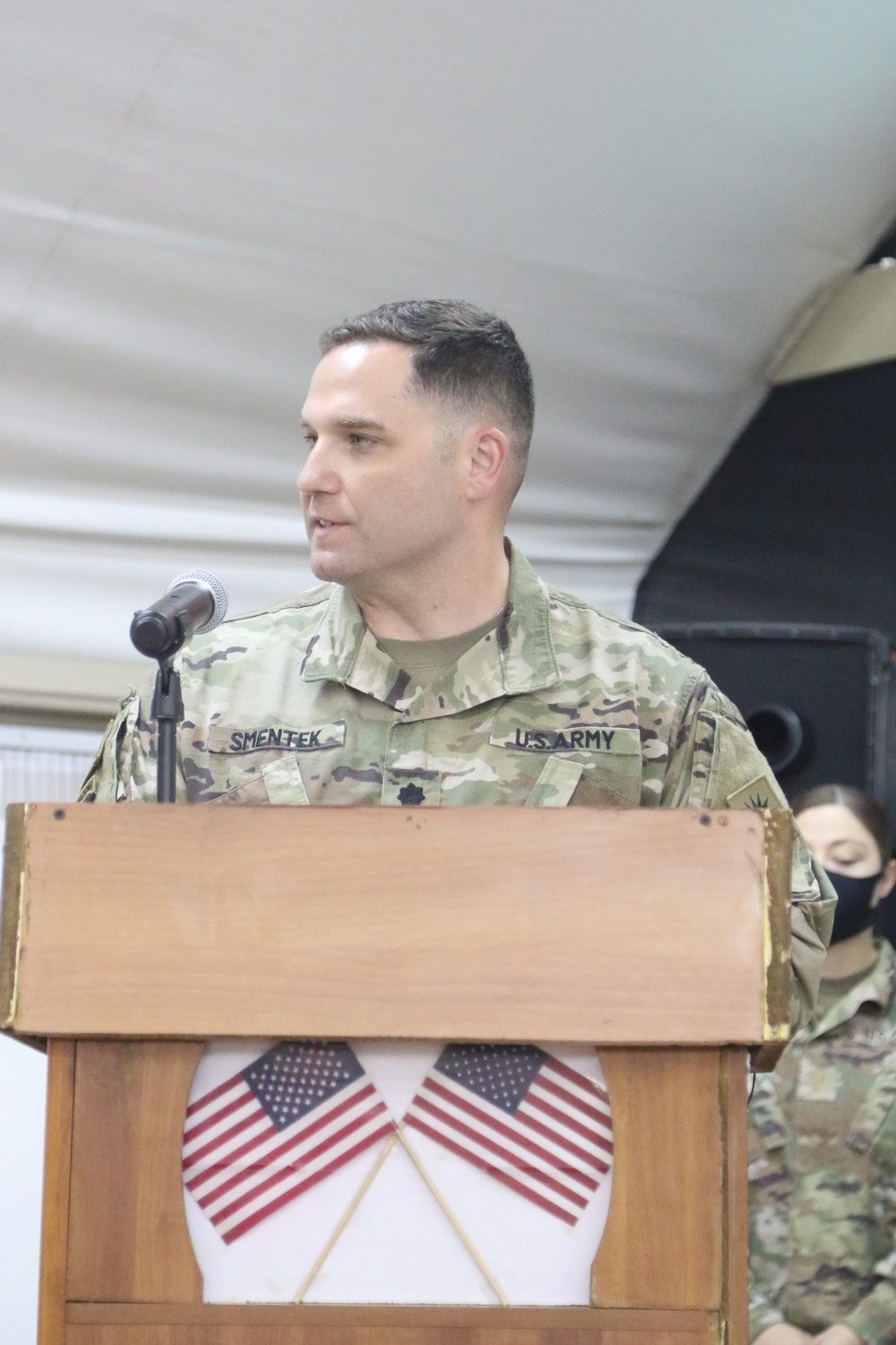 Task Force Raptor 1-168th GSAB ends Middle East mission with a Transfer-of-Authority ceremony