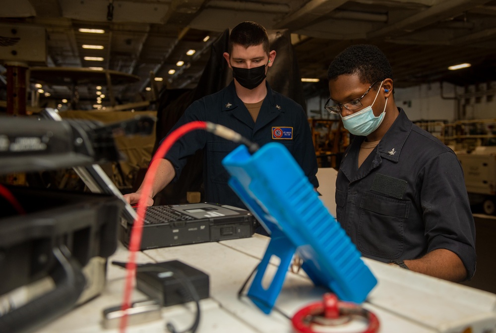 The Harry S. Truman Carrier Strike Group is on a scheduled deployment in the U.S. Sixth Fleet area of operations in support of naval operations to maintain maritime stability and security.