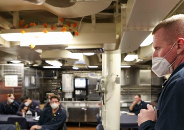USS Ross conducts career development training