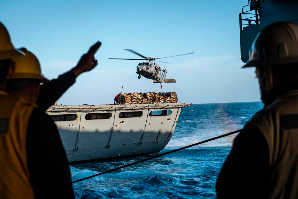 The Harry S. Truman Carrier Strike Group is on a scheduled deployment in the U.S. Sixth Fleet area of operations in support of naval operations to maintain maritime stability and security.