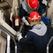 USS Ross conducts damage control drill