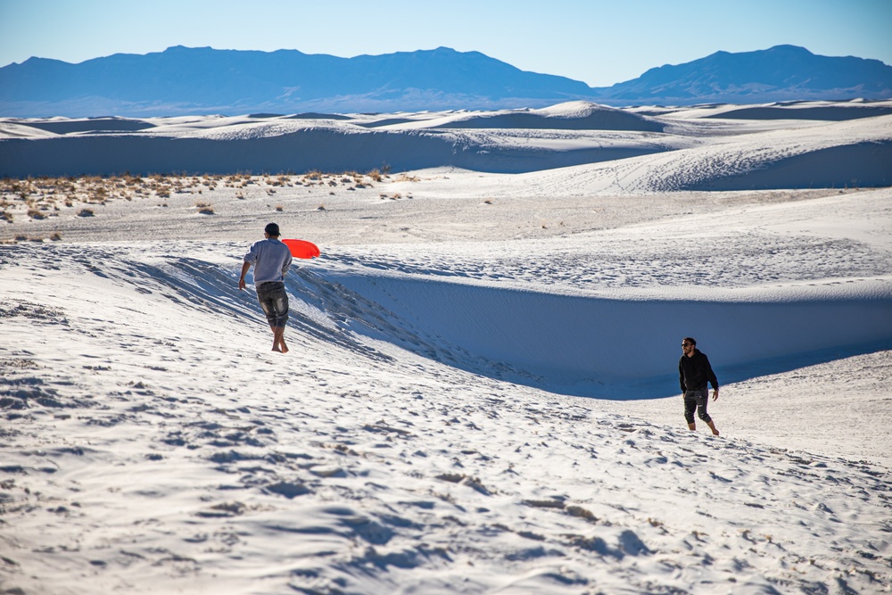 Task Force Holloman visits White Sands National Park