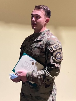 Military Police Soldiers recognized for saving 16-month-old Afghan evacuee