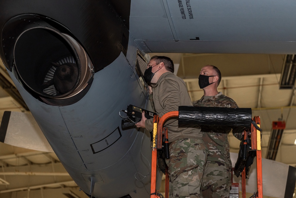 Omicron surge doesn’t stop drill weekend readiness training at the 182nd Airlift Wing Jan. 8, 2022