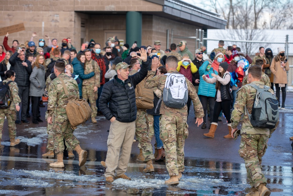 Task Force Avalanche Returns Home