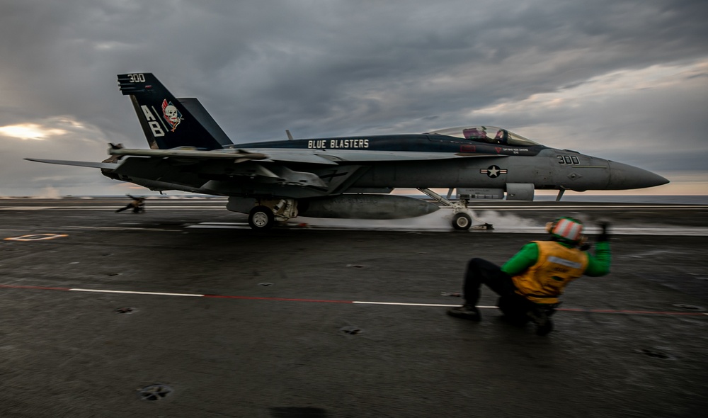 The Harry S. Truman Carrier Strike Group is on a scheduled deployment in the U.S. Sixth Fleet area of operations in support of naval operations to maintain maritime stability and security.