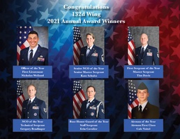 132d Wing Annual Award Winners