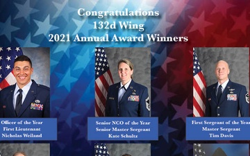 132d Wing Annual Award Winners