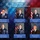 This is an official military awards announcement graphic for the 132d Wing 2021 Annual Award Winners. It features six portrait photographs of Air Force personnel, each labeled with their award category, rank, and name. The graphic uses a patriotic red, white, and blue star-themed background with American flags visible in the portraits.