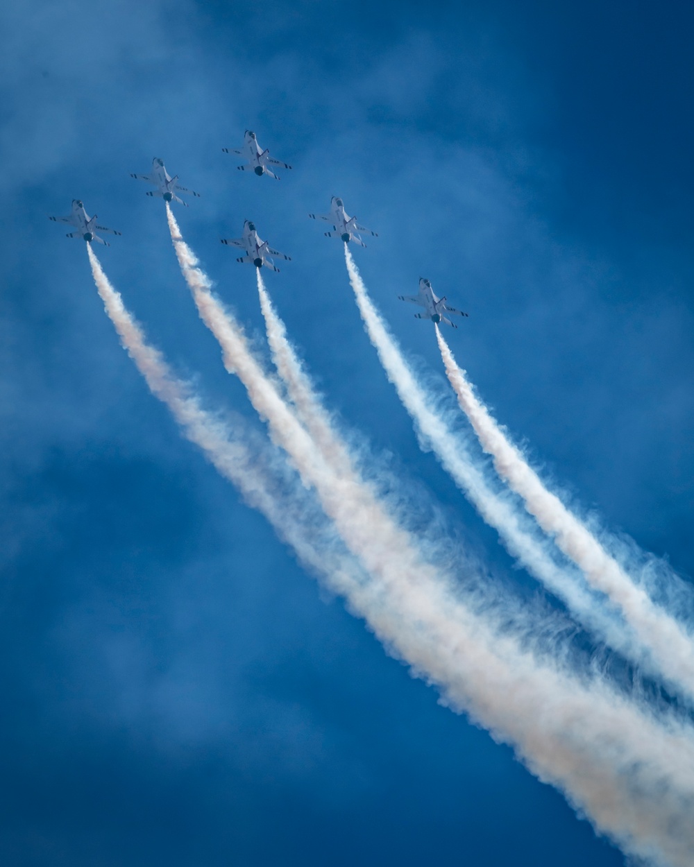 Thunderbirds Practice Over Nellis AFB