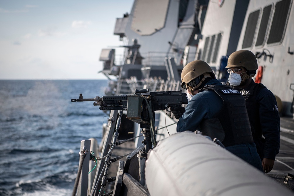 USS Dewey Live Fire Training Exercise