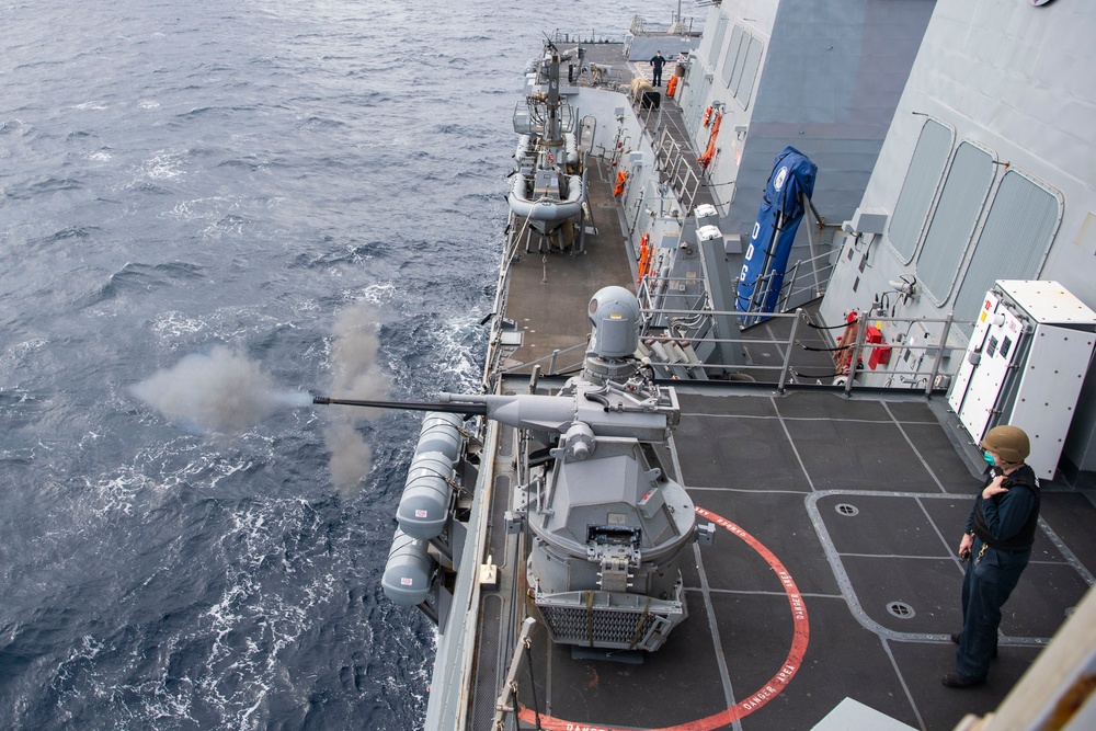 USS Dewey Live Fire Training Exercise