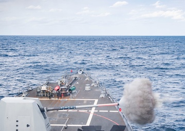 USS Dewey Live Fire Training Exercise