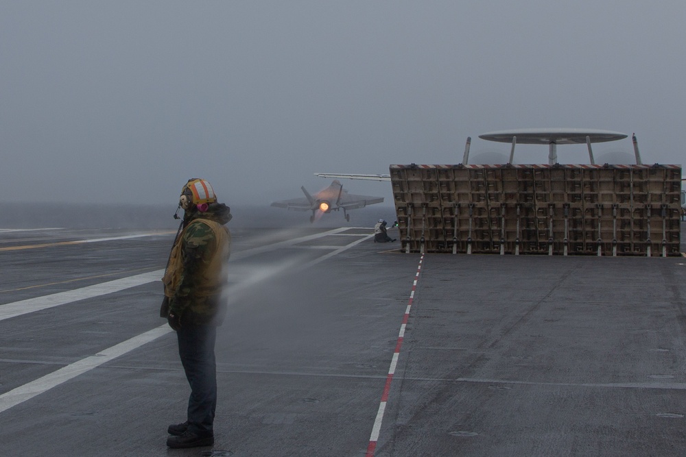 Flying in the rain