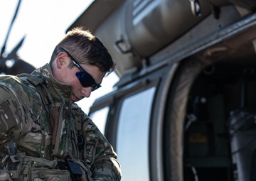 HH-60 BLACK HAWK HELICOPTER FLIGHT