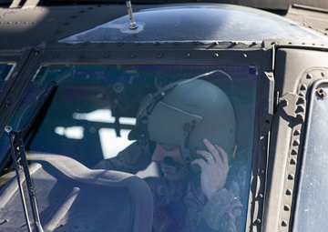 HH-60 BLACK HAWK HELICOPTER FLIGHT