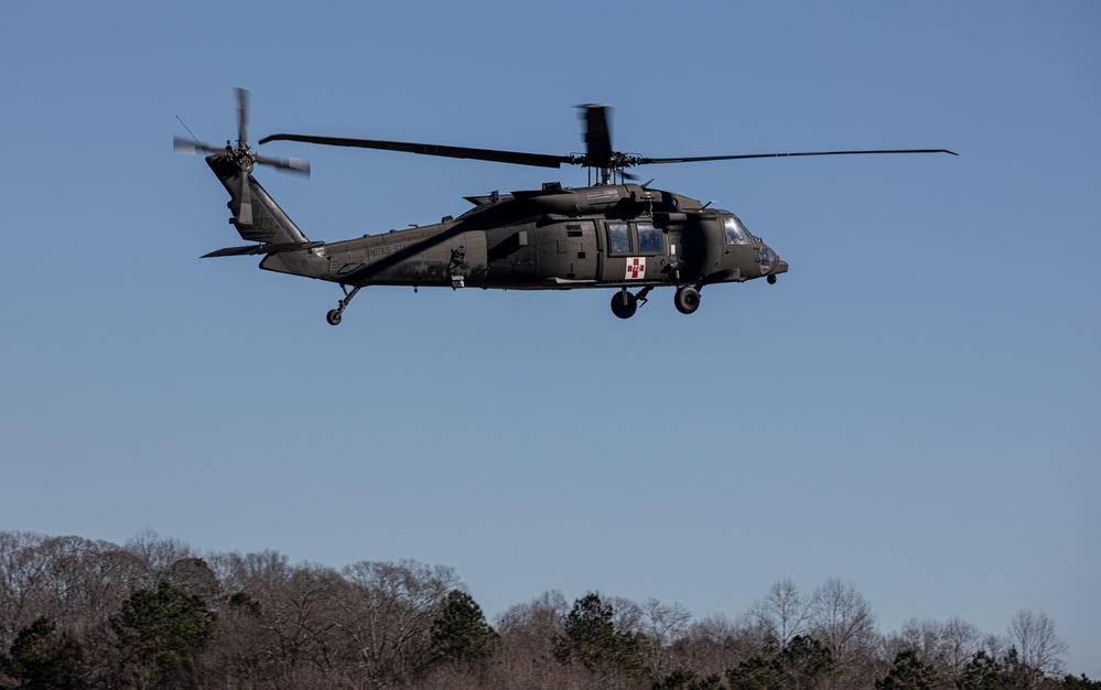 HH-60 BLACK HAWK HELICOPTER FLIGHT