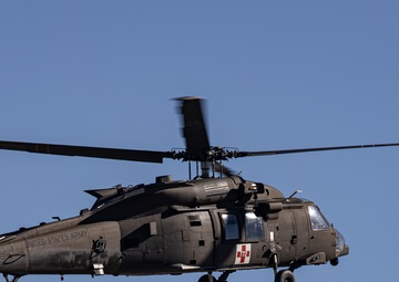 HH-60 BLACK HAWK HELICOPTER FLIGHT