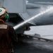 Abraham Lincoln Sailors perform maintenance.