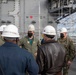 RADM John Meier visits USS George Washington (CVN 73).