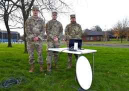 100th CS uses mobile satellite communications systems to provide vital support to RAF Fairford exercise