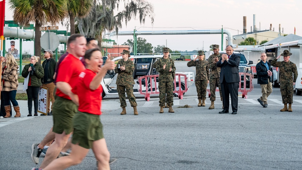 SECNAV visits MCRD Parris Island