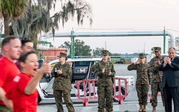 SECNAV visits MCRD Parris Island