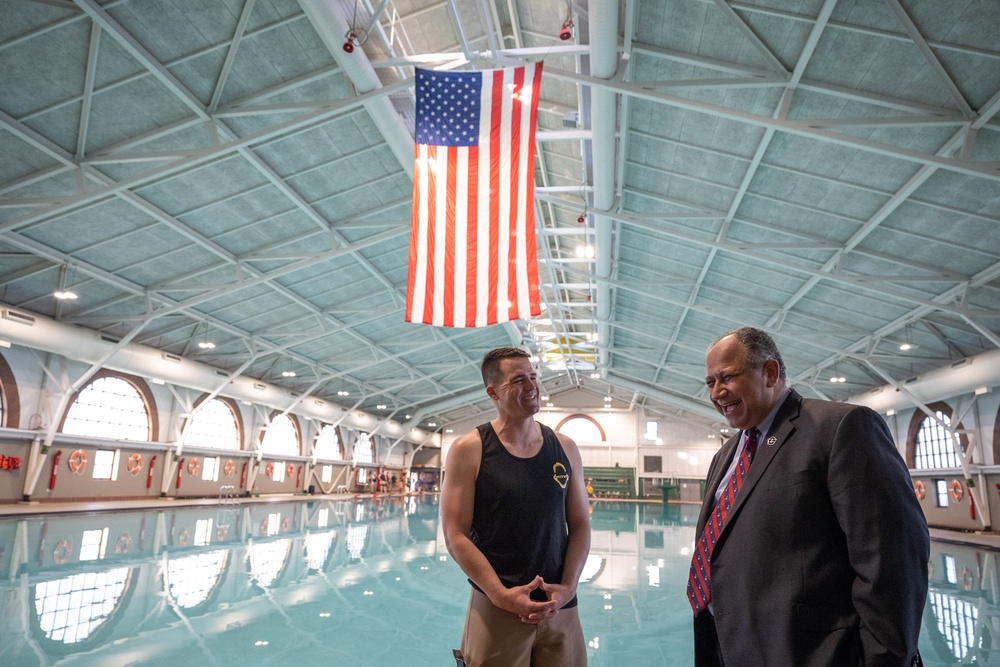 SECNAV visits MCRD Parris Island