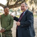 SECNAV visits MCRD Parris Island