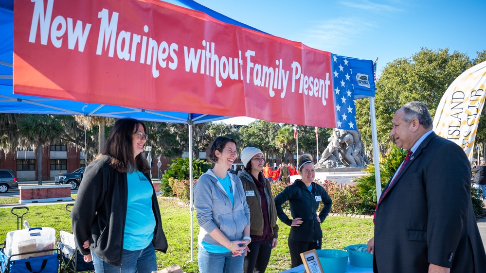 SECNAV visits MCRD Parris Island