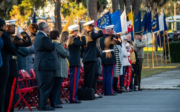 SECNAV visits MCRD Parris Island