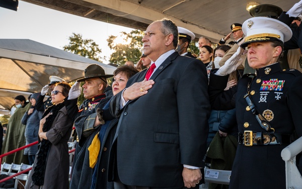 SECNAV visits MCRD Parris Island