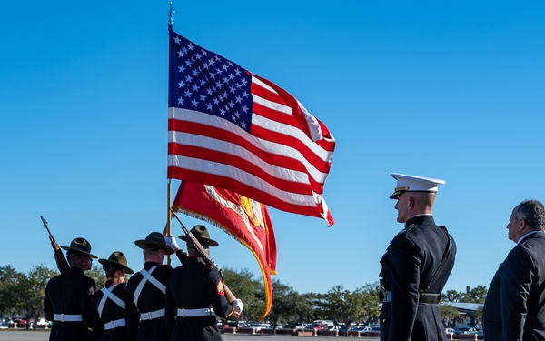 SECNAV visits MCRD Parris Island