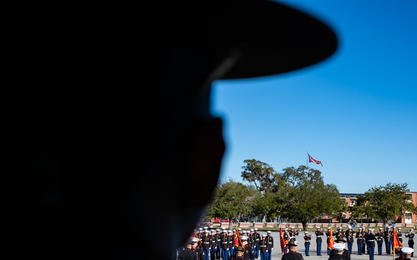 SECNAV visits MCRD Parris Island