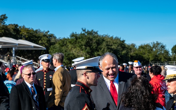SECNAV visits MCRD Parris Island