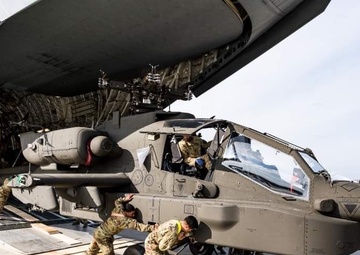 Upgraded Apache Helicopters Arrive in Korea