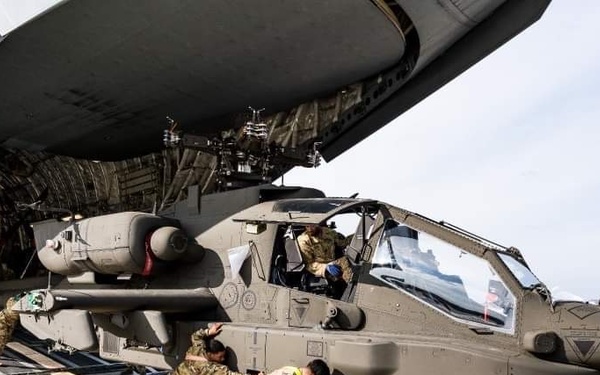 Upgraded Apache Helicopters Arrive in Korea