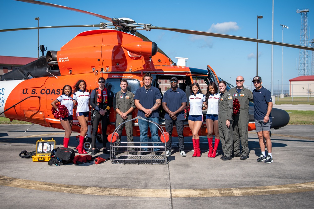 Houston Texans Coast Guard Base Visit
