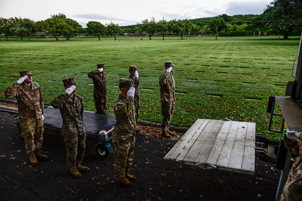 DPAA conducts WWII disinterment efforts