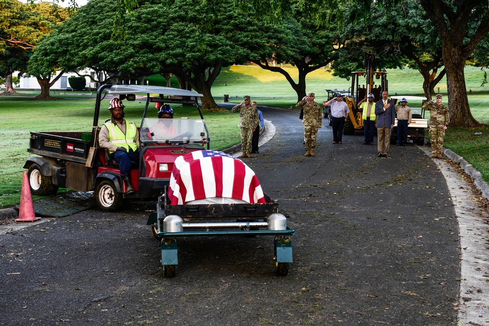 DPAA conducts WWII disinterment efforts