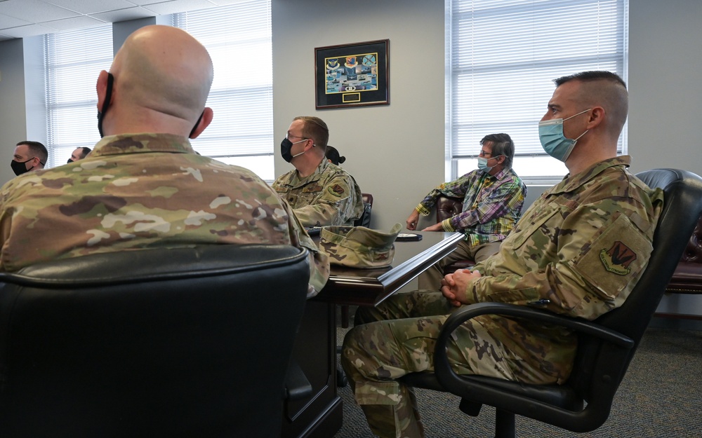 557 Weather Wing Commander visits Barksdale